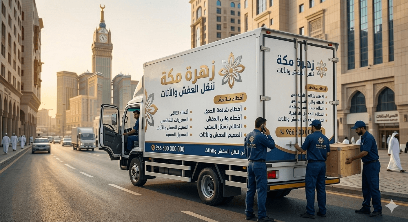 شركة نقل عفش بمكة أخطاء يقع فيها الجميع عند نقل العفش داخل مكة